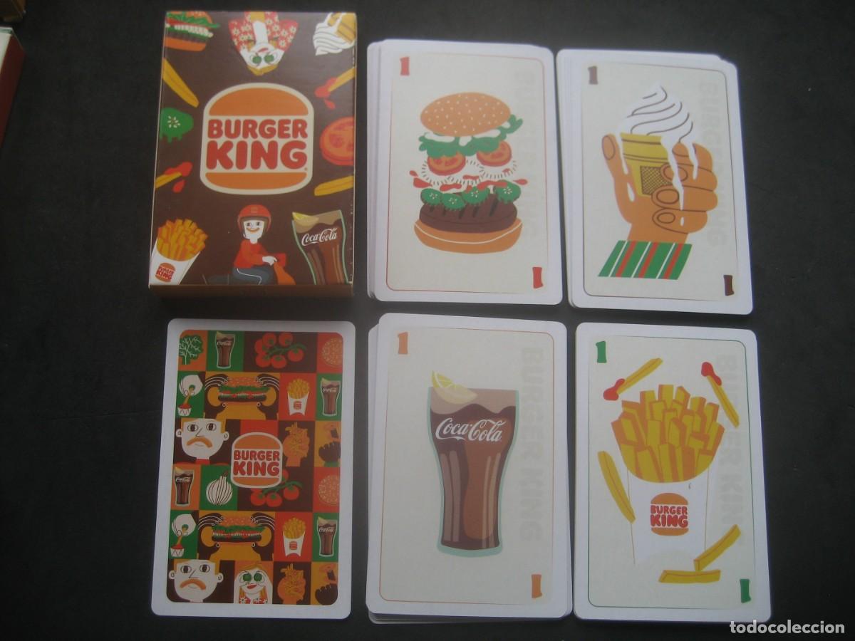 Coleccionismo de Coca-Cola y Pepsi: BARAJA ESPA&Ntilde;OLA PUBLICIDAD BURGER KING - COCA COLA