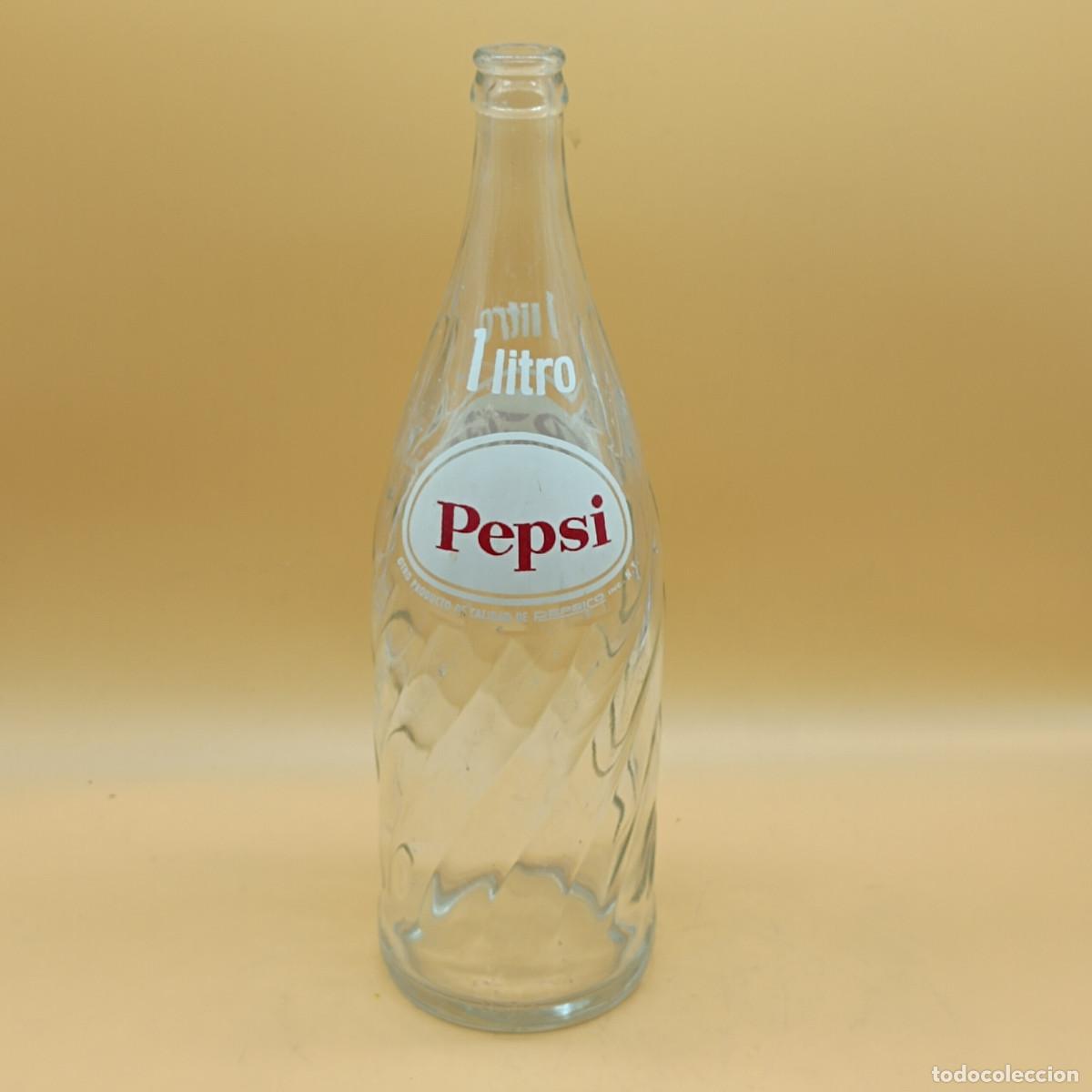 Coleccionismo de Coca-Cola y Pepsi: BOTELLA PEPSI COLA 1 LITRO. PEPSICOLA. VACIA SIN TAPON.