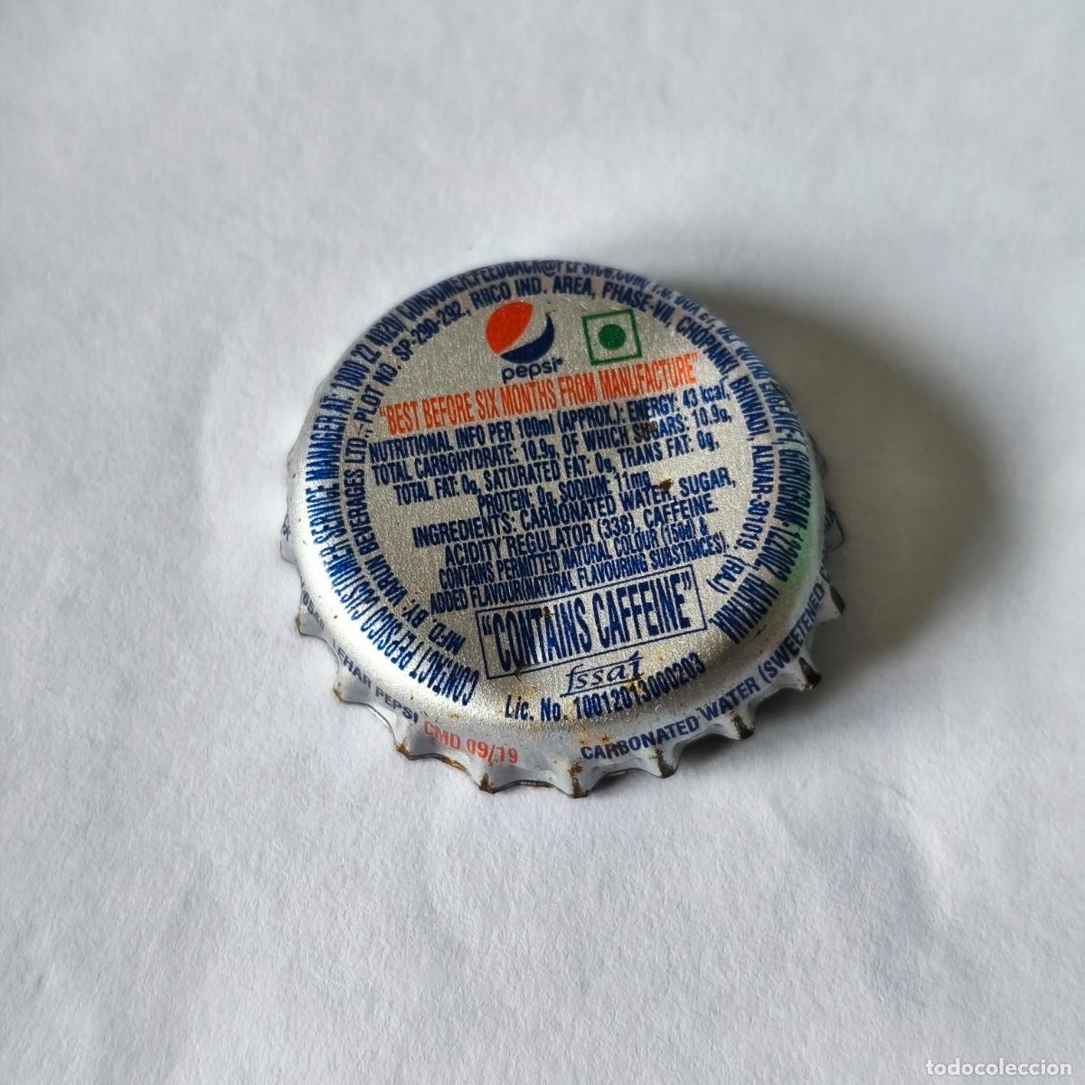 Coleccionismo de Coca-Cola y Pepsi: CHAPA - PEPSI - INDIA
