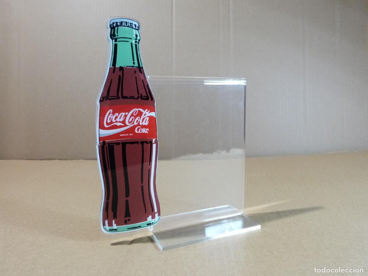 Coleccionismo de Coca-Cola y Pepsi: Porta menu Coca Cola Portamenus o Portaretratos tama&ntilde;o postal