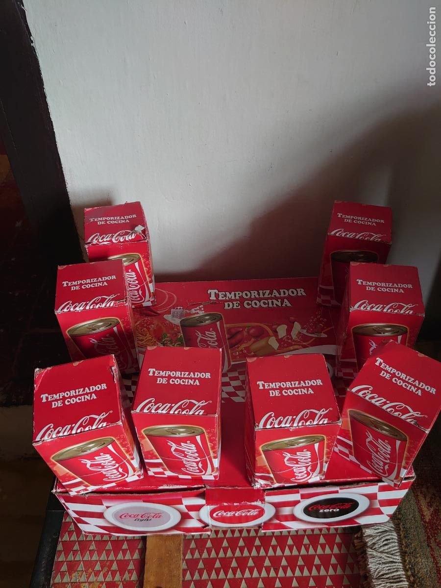 Coleccionismo de Coca-Cola y Pepsi: LOTE 8 TEMPORIZADORES COCACOLA EN CAJA ORIGINAL
