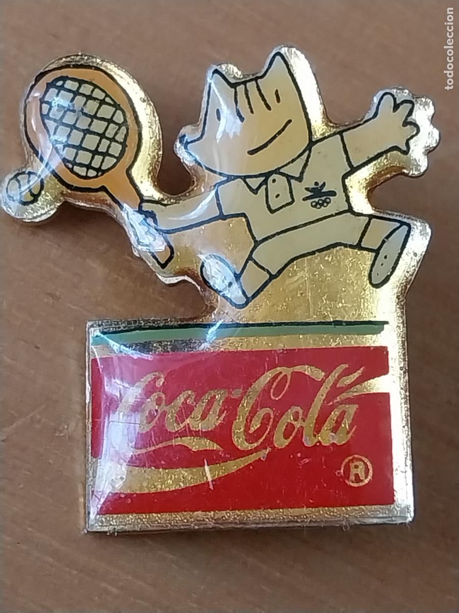Coleccionismo de Coca-Cola y Pepsi: TENIS COBI COCA COLA BARCELONA 1992 OLIMPIADA PIN PINCHO GOTA 2.85CMS GOTA