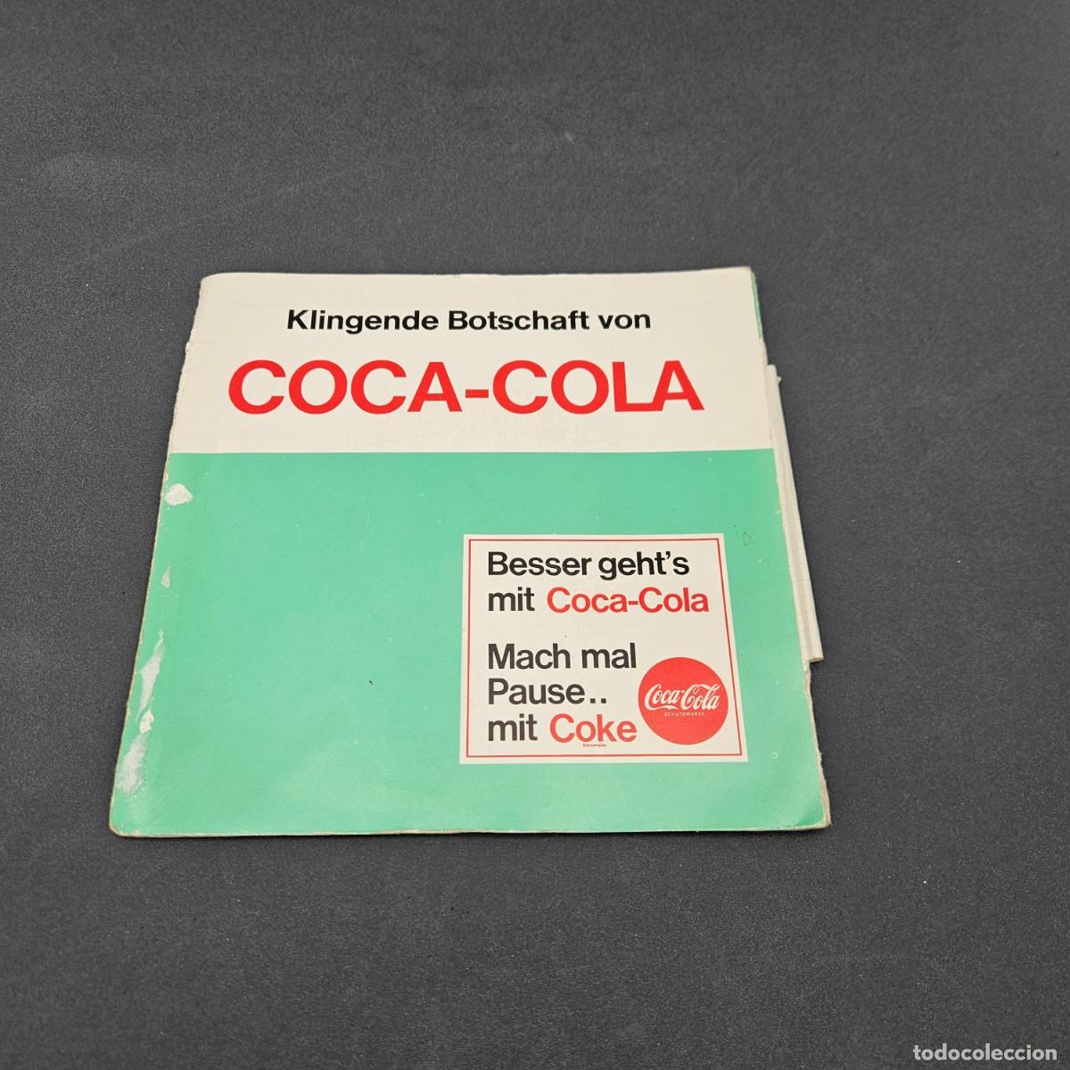 Coleccionismo de Coca-Cola y Pepsi: Disco de vinilo de propaganda de Coca-Cola. 1966