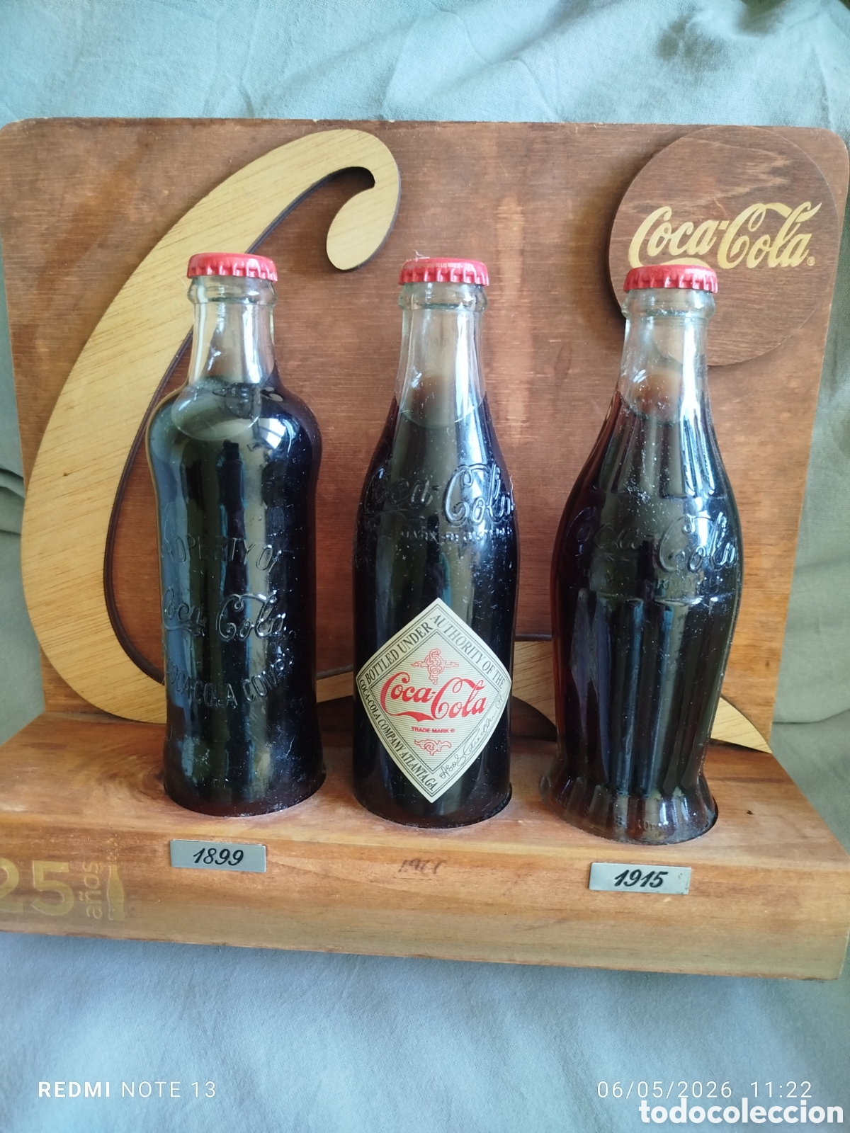 Coleccionismo de Coca-Cola y Pepsi: Expositor de Cocacola 15 aniversario