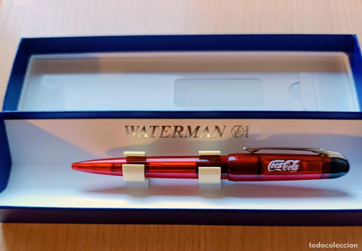 Coleccionismo de Coca-Cola y Pepsi: Bol&iacute;grafo Waterman Phileas - Edici&oacute;n Especial Coca-Cola - Con Caja