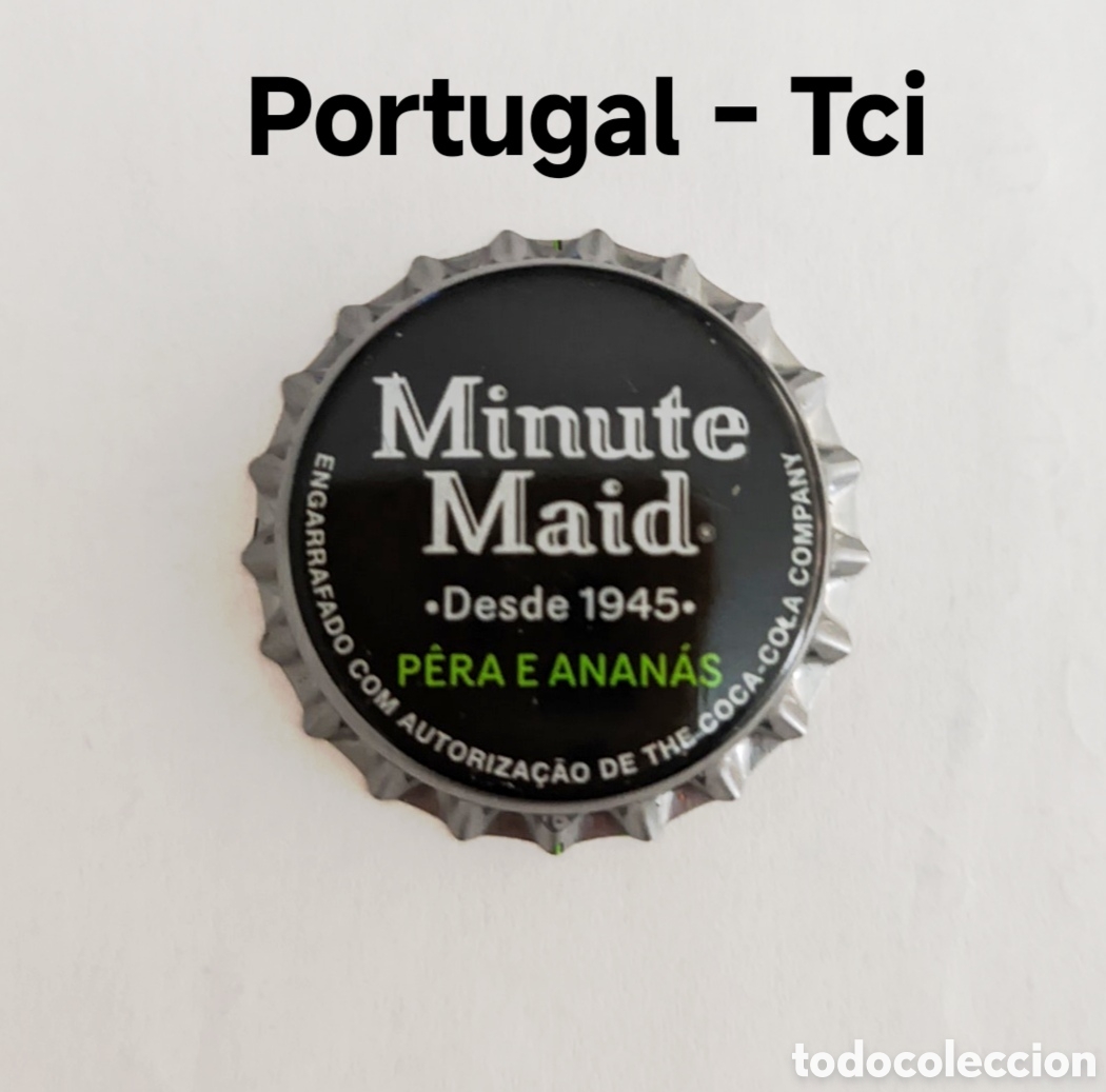 Coleccionismo de Coca-Cola y Pepsi: Chapa corona sin usar de Portugal