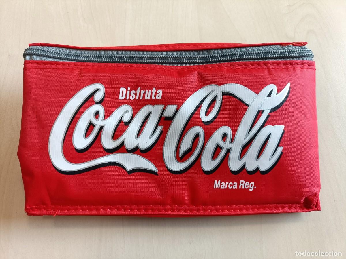 Coleccionismo de Coca-Cola y Pepsi: NEVERA CON ASA PARA BOTES - DISFRUTA COCA COLA - COKE