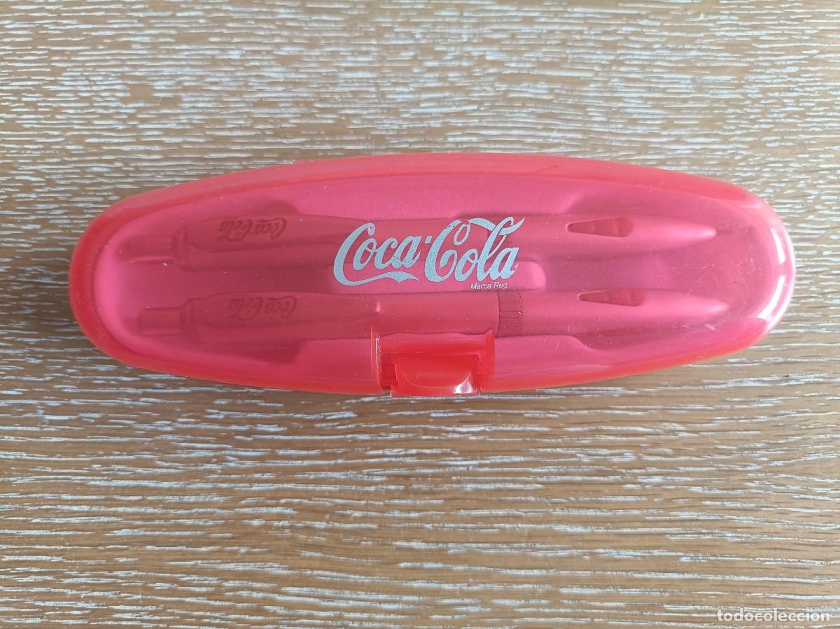 Coleccionismo de Coca-Cola y Pepsi: BOL&Iacute;GRAFO Y PORTAMINAS EN ESTUCHE - COCA COLA - COKE