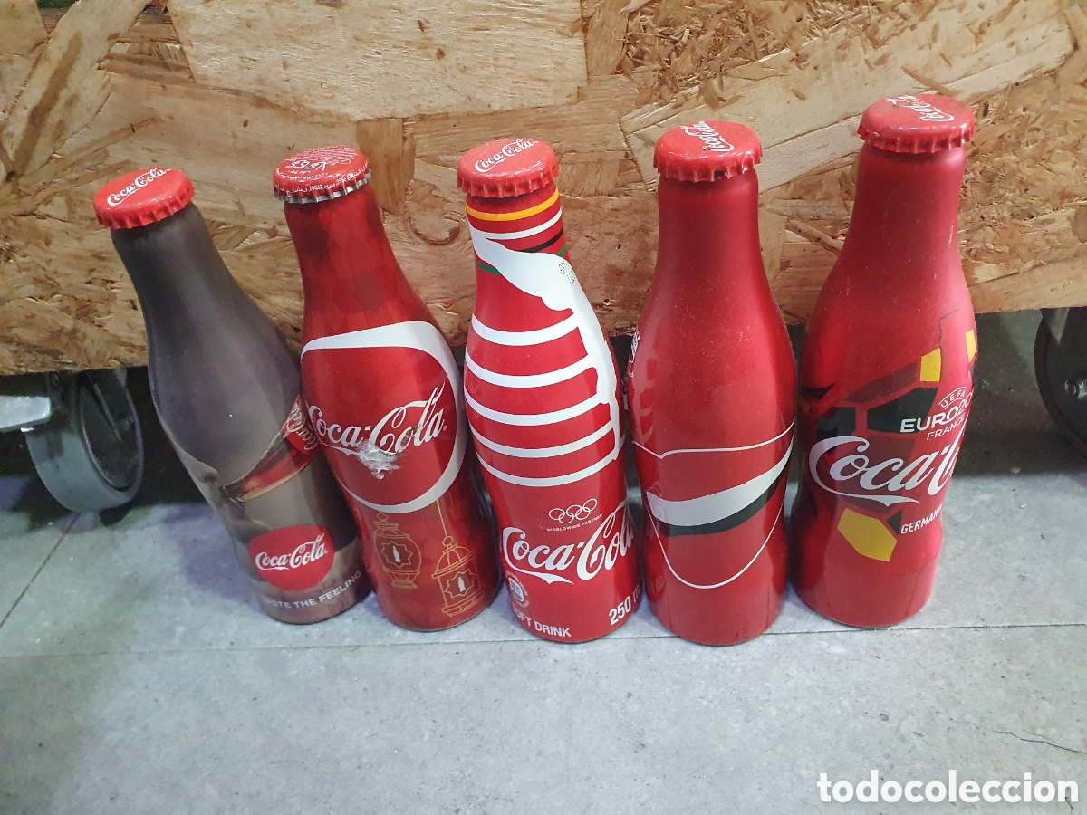 Coleccionismo de Coca-Cola y Pepsi: Lote de botellas de Coca Cola variadas. (L114)