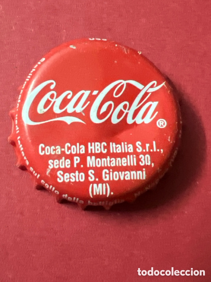 Coleccionismo de Coca-Cola y Pepsi: T4/X46/C1. CHAPA COCA-COLA DE ITALIA