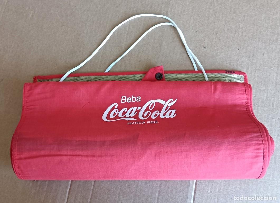 Coleccionismo de Coca-Cola y Pepsi: Esterilla coca cola - Sin usar - El cierre esta algo oxidado no cierra