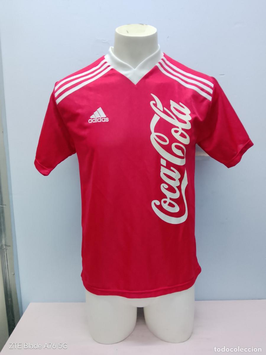 Coleccionismo de Coca-Cola y Pepsi: Coca Cola camiseta adidas 1995 camiseta shirt M 52cts