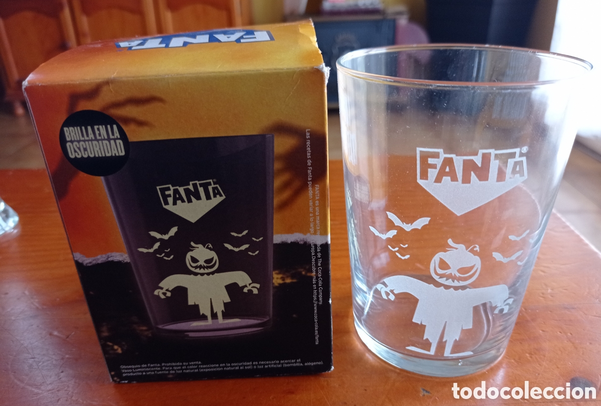 Coleccionismo de Coca-Cola y Pepsi: FANTA VASO CRISTAL LUMINOSO