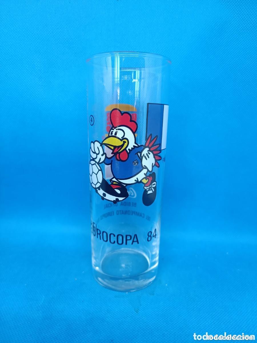 Coleccionismo de Coca-Cola y Pepsi: Vaso de Gallo Peno mascota Francia de la Eurocopa 1984 Francia N. 4 Burger King y Coca Cola