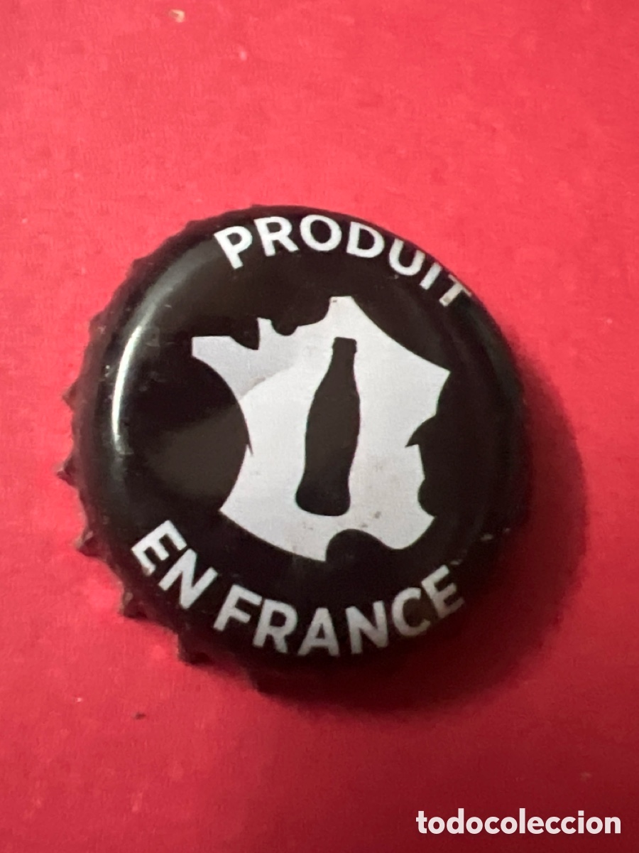 Coleccionismo de Coca-Cola y Pepsi: T4/X52/B4. Chapa coca cola produit en france. Crown cap