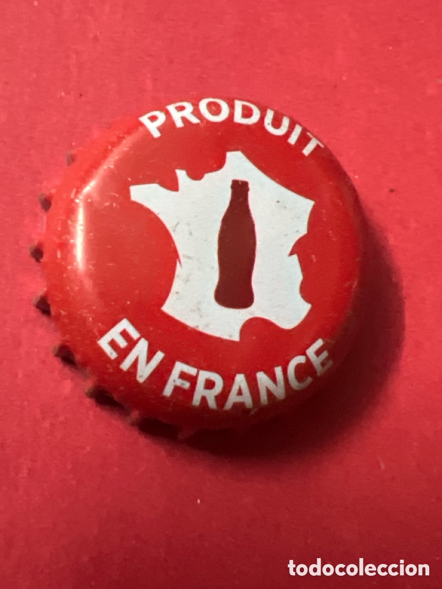 Coleccionismo de Coca-Cola y Pepsi: T4/X52/F3. CHAPA DE COCA COLA PRODUIT EN FRANCE ROJA