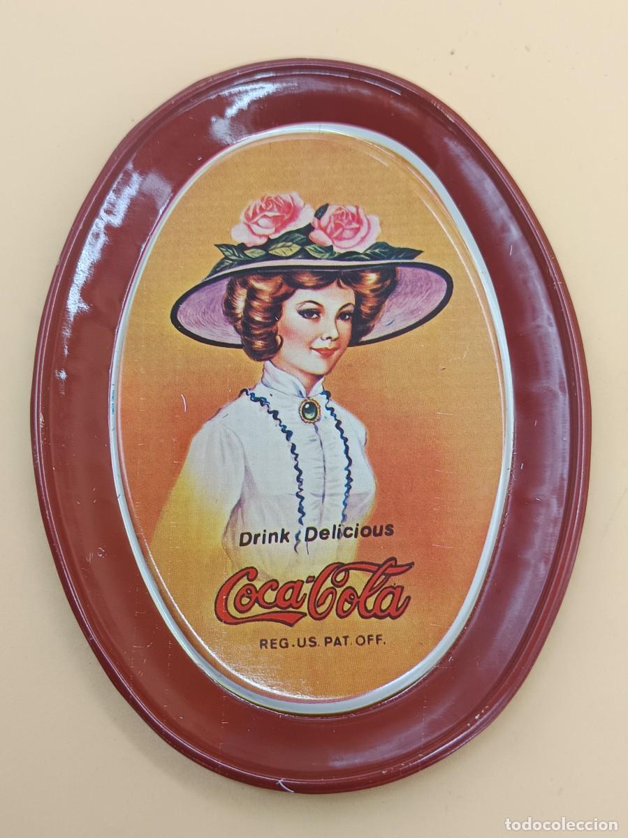 Coleccionismo de Coca-Cola y Pepsi: BANDEJA METALICA OVALADA DE COCA-COLA 11X15,5