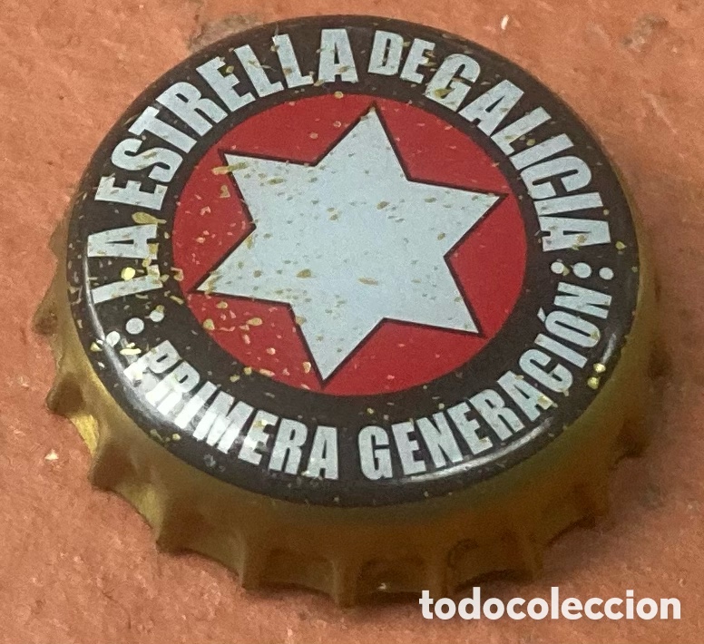 Coleccionismo de Coca-Cola y Pepsi: CHAPA TAP&Oacute;N CORONA BIERE BEER CERVEZA BOTTLE CAP LA ESTRELLA DE GALICIA (32)--LOTE N. 3903--CARMANJO