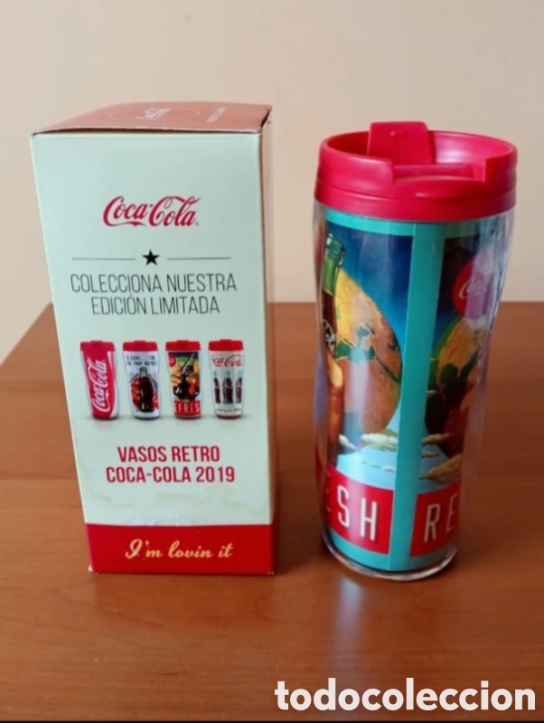 Coleccionismo de Coca-Cola y Pepsi: Vaso Coca-Cola retro Edici&oacute;n limitada 2019 - Foto 2