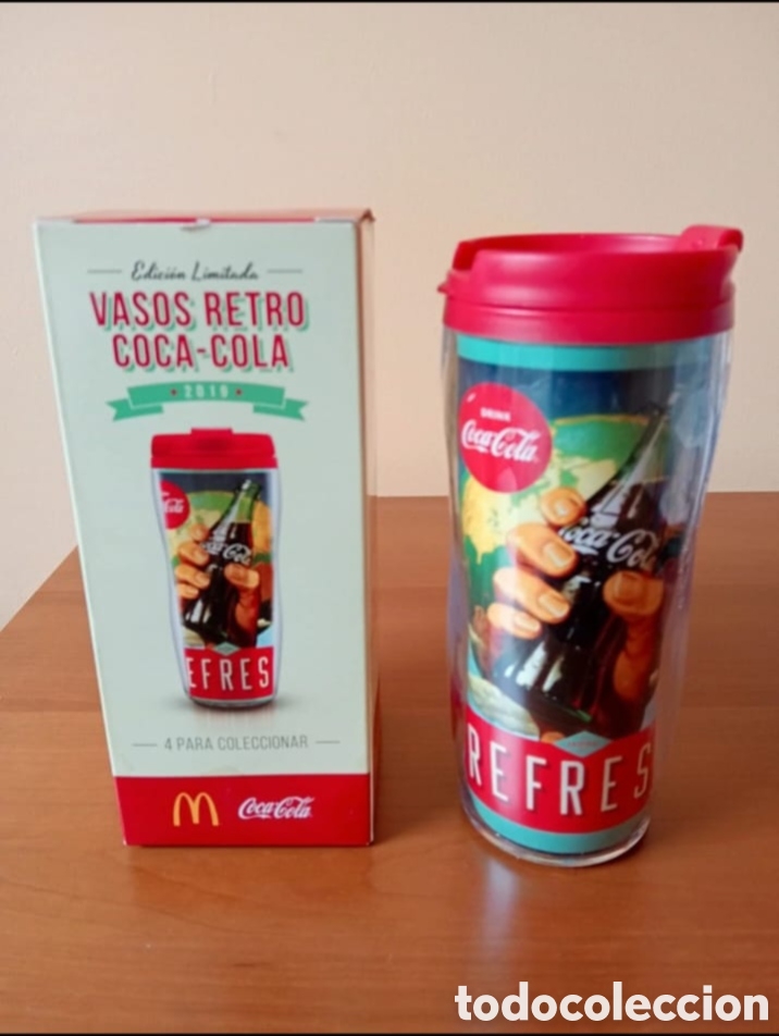 Coleccionismo de Coca-Cola y Pepsi: Vaso Coca-Cola retro Edici&oacute;n limitada 2019