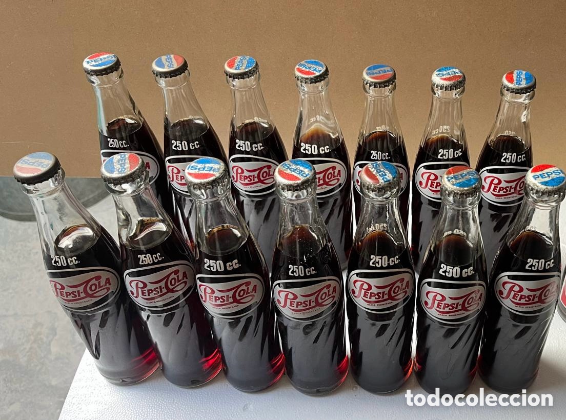 Coleccionismo de Coca-Cola y Pepsi: Botellines Pepsi-Cola a&ntilde;os 60