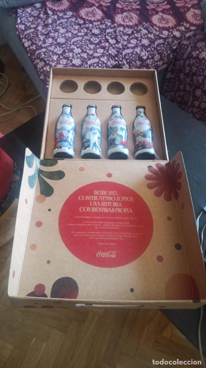 Coleccionismo de Coca-Cola y Pepsi: 4 botellas conmemorativas Coca Cola