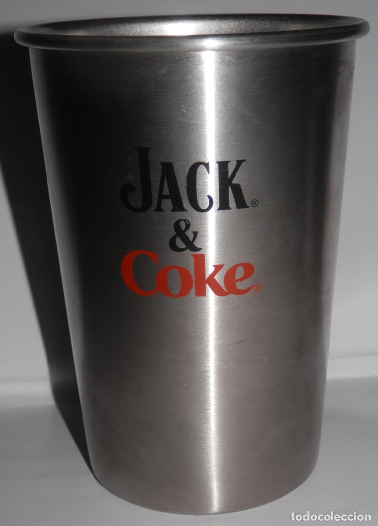Coleccionismo de Coca-Cola y Pepsi: VASO DE LA COCA-COLA Y DEL WHISKY JACK DANIEL'S