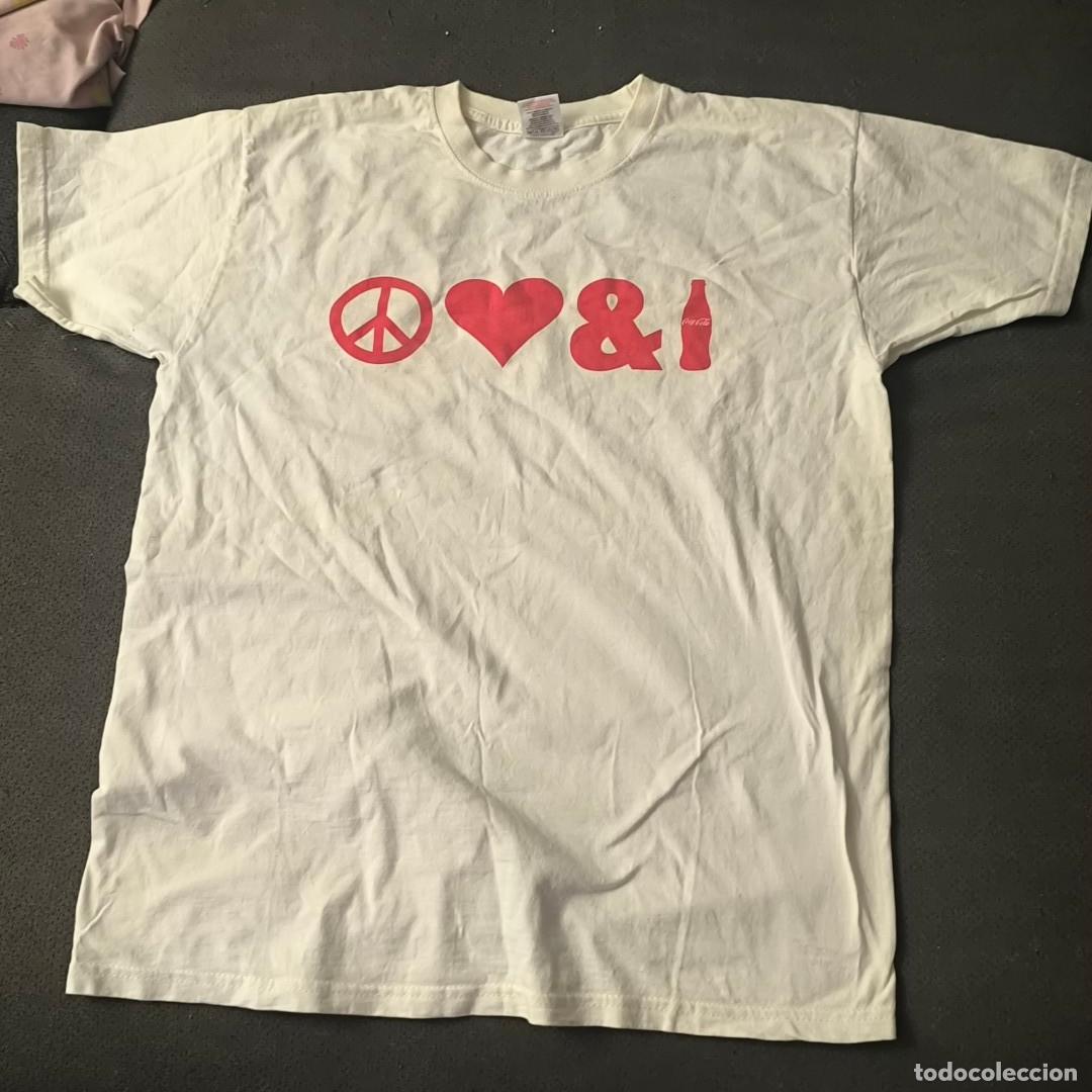 Coleccionismo de Coca-Cola y Pepsi: 001467MOD-Camiseta cocacola - foster hollywood -2009 - talla M - (Paz,Amor,cocacola)