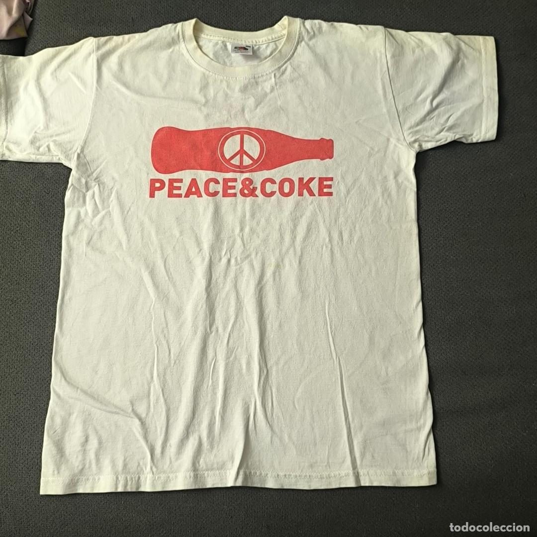 Coleccionismo de Coca-Cola y Pepsi: 001468MOD-Camiseta cocacola - foster hollywood -2009 - talla S (Peace & coke)