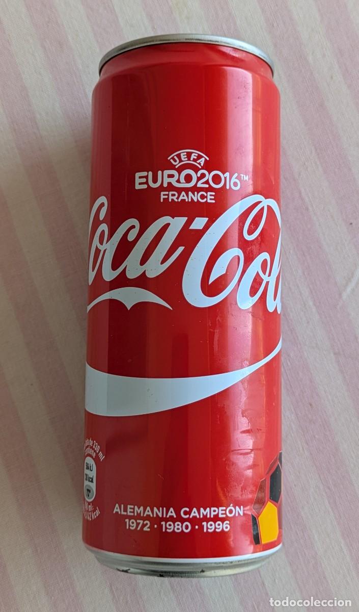 Coleccionismo de Coca-Cola y Pepsi: Lata Coca-Cola EURO2016 France vacia. Alemania Campe&oacute;n
