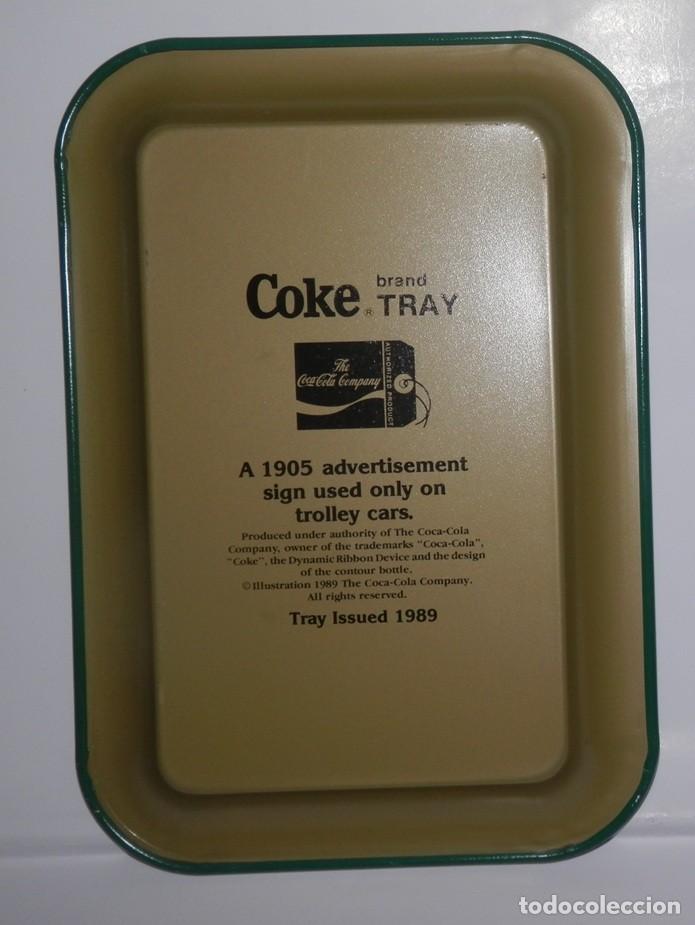 Coleccionismo de Coca-Cola y Pepsi: PEQUE&Ntilde;A BANDEJA DE LA COCA-COLA - Foto 2