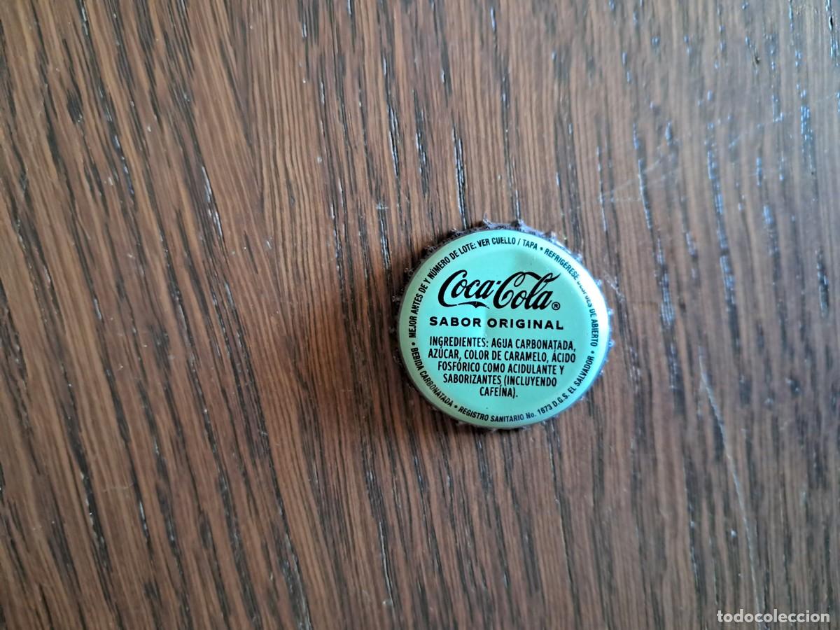 Collecting of Coca-Cola and Pepsi: chapa tap&oacute;n corona de refresco de El Salvador, Coca cola.