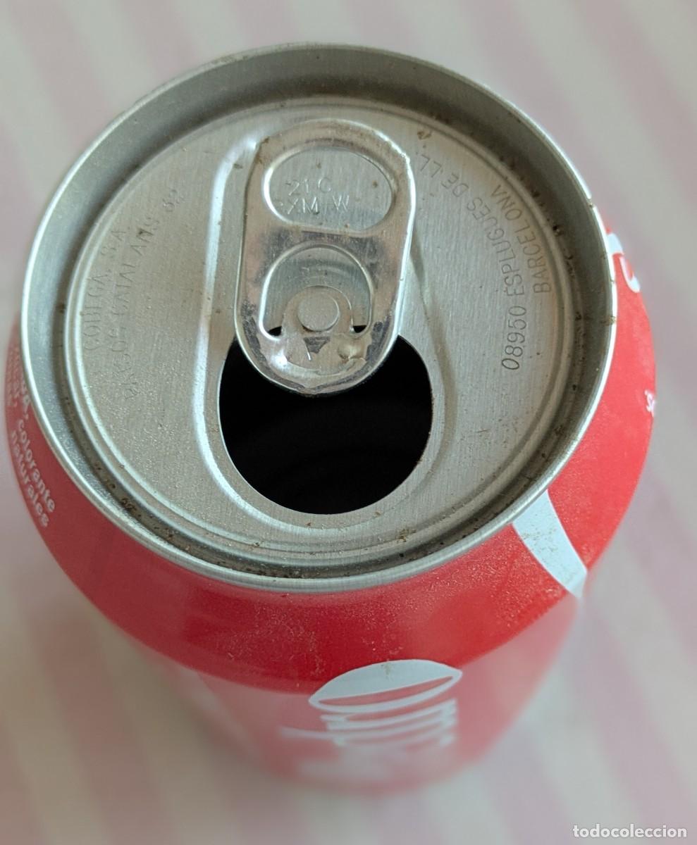 Coleccionismo de Coca-Cola y Pepsi: Lata Coca-Cola Comparte con Pedro. Vacia - Foto 4