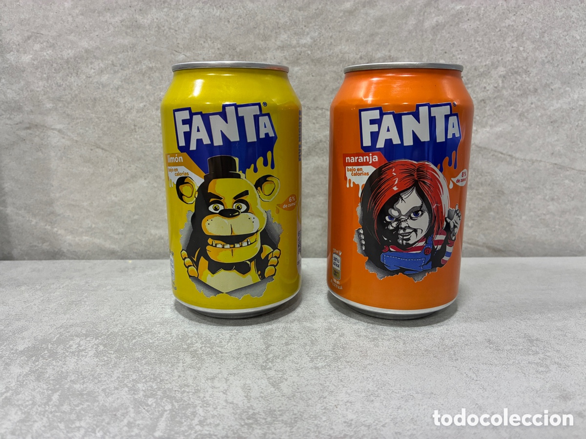 Coleccionismo de Coca-Cola y Pepsi: 2 latas Fanta Edici&oacute;n Halloween 2025