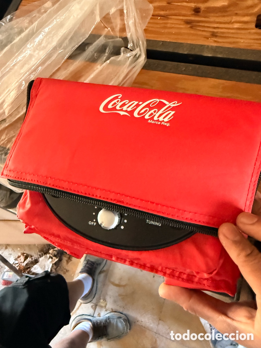 Coleccionismo de Coca-Cola y Pepsi: Radio Hielera Retro Coca-Cola (Original / Vintage) - &iexcl;Edici&oacute;n de Colecci&oacute;n