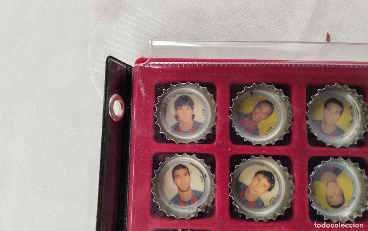 Coleccionismo de Coca-Cola y Pepsi: F. C. BARCELONA COLECCION DE 18 CHAPAS EMITIDAS POR COCA COLA A&Ntilde;O 2005 , INCLUYE LA DE MESSI , VER