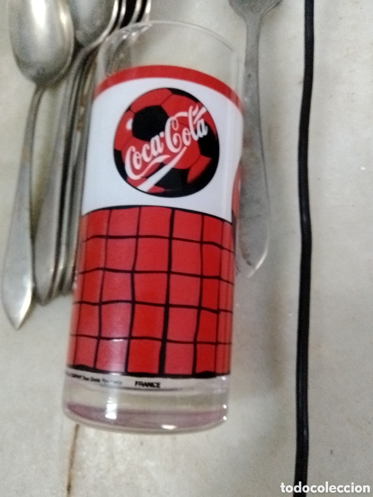 Coleccionismo de Coca-Cola y Pepsi: Vaso cristal Coca Cola - Foto 2