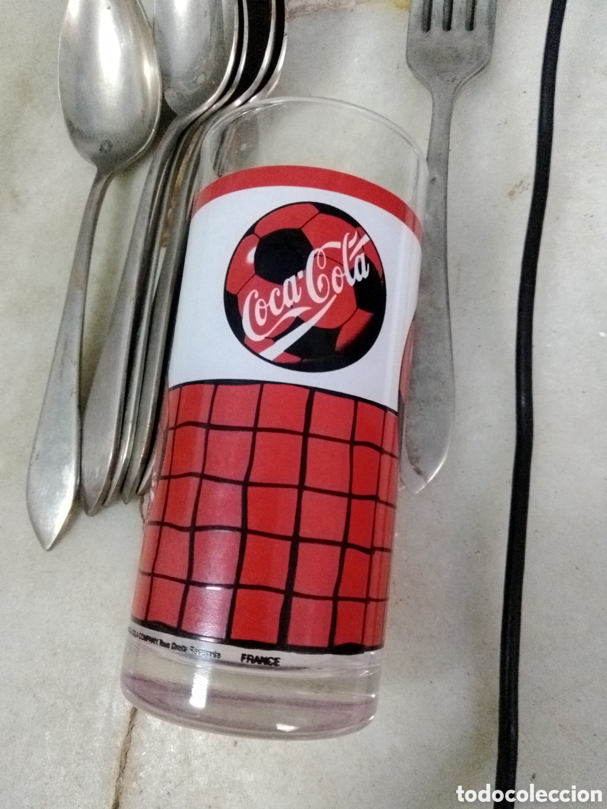 Coleccionismo de Coca-Cola y Pepsi: Vaso cristal Coca Cola