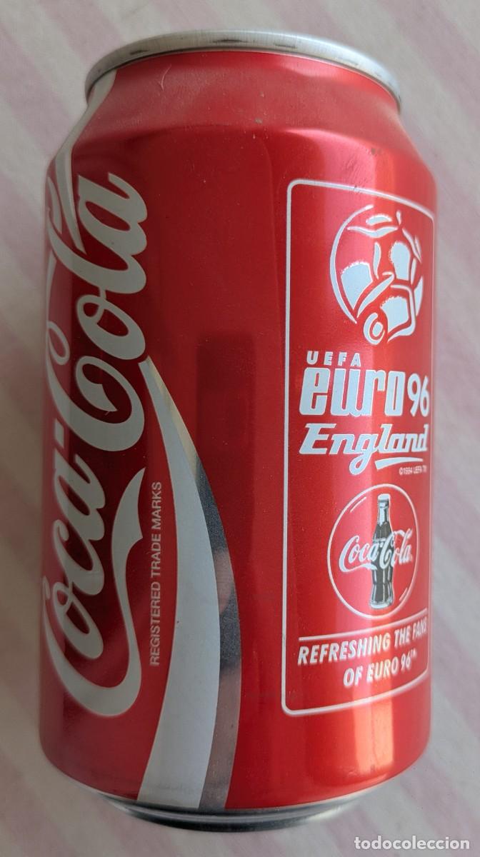 Coleccionismo de Coca-Cola y Pepsi: Lata Coca-Cola UEFA EURO 96 England. Vacia