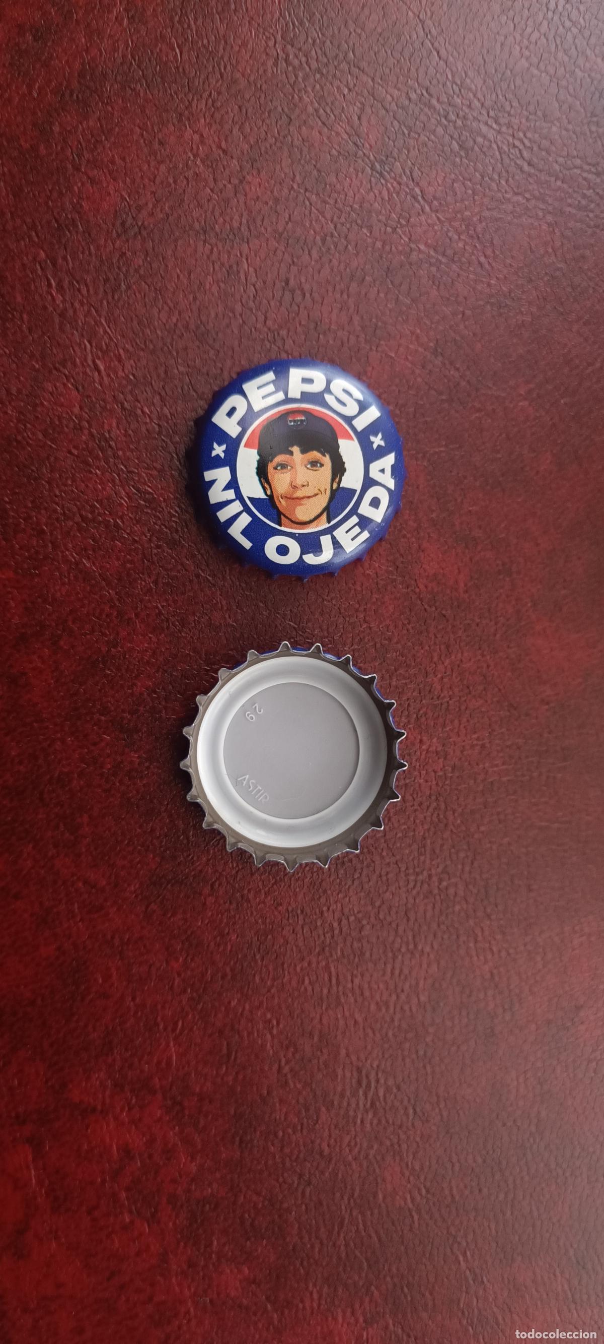 Coleccionismo de Coca-Cola y Pepsi: 1 chapa pepsi Nil Ojeda fact. Astir