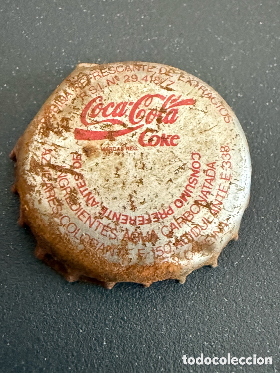 Coleccionismo de Coca-Cola y Pepsi: Chapa COCA COLA. a&ntilde;os 80