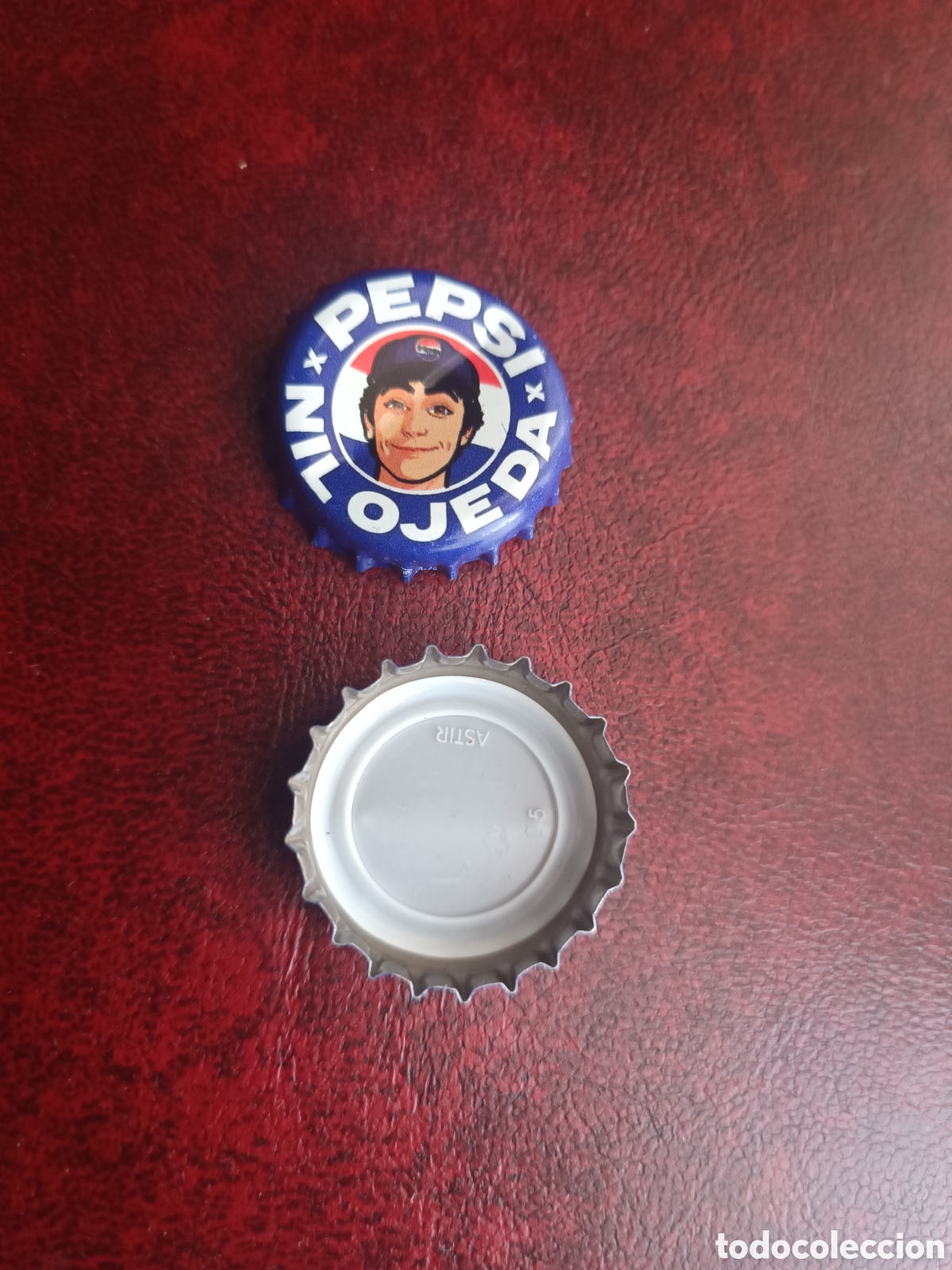 Coleccionismo de Coca-Cola y Pepsi: 1 chapa pepsi Nil Ojeda fact. Astir