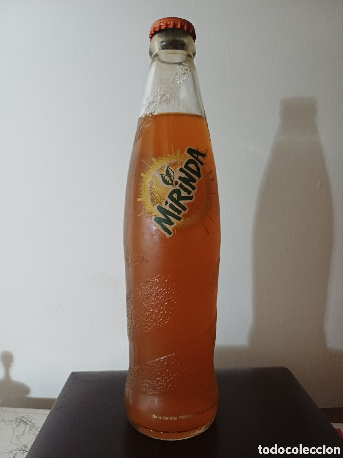 Coleccionismo de Coca-Cola y Pepsi: Botella vintage de refresco Mirinda 335 ml