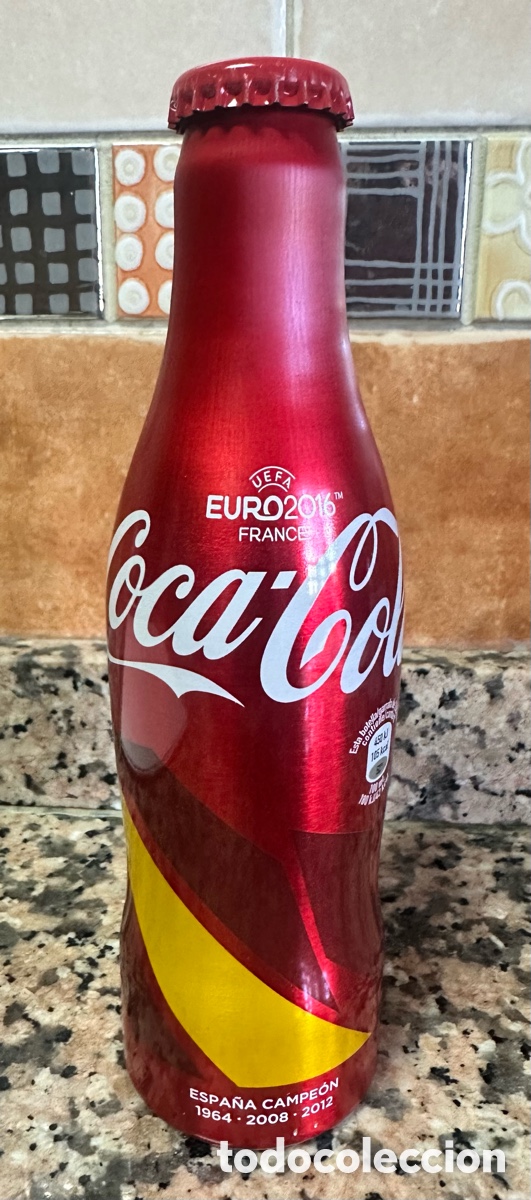 Coleccionismo de Coca-Cola y Pepsi: Botella Coca-Cola Eurocopa 2016
