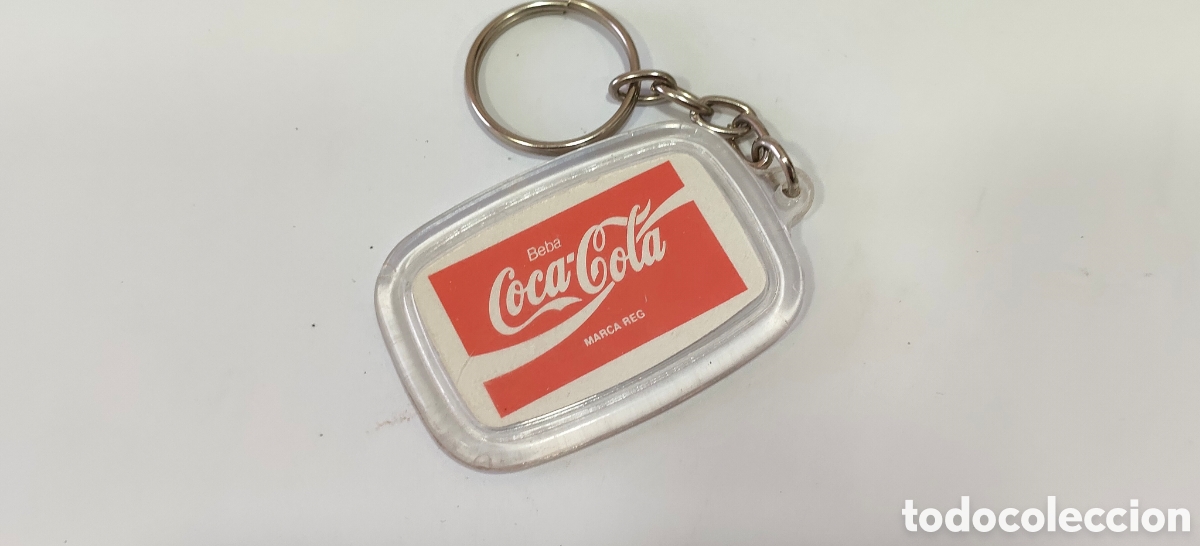 Coleccionismo de Coca-Cola y Pepsi: TODO UN CLASICO LLAVERO VINTAGE BEBA COCA COLA (Material metraquilato)