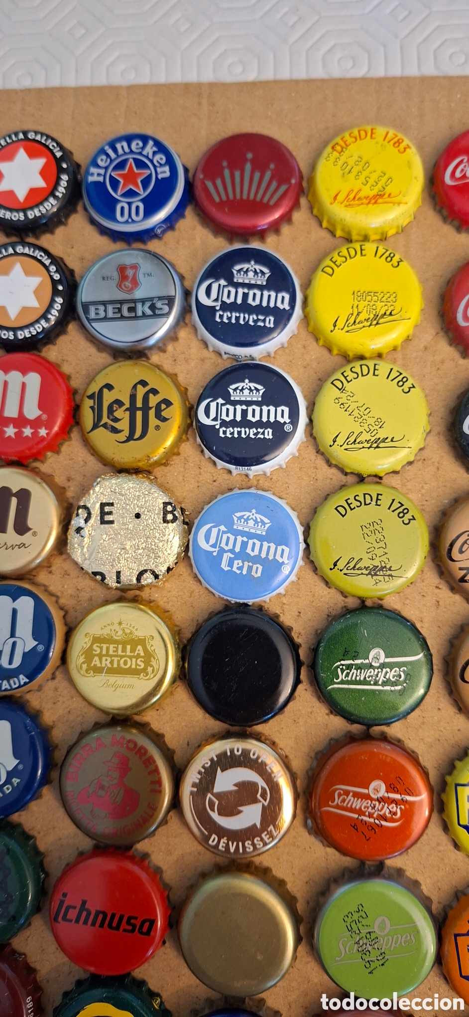 Coleccionismo de Coca-Cola y Pepsi: 101 chapas cerveza refrescos - Foto 4