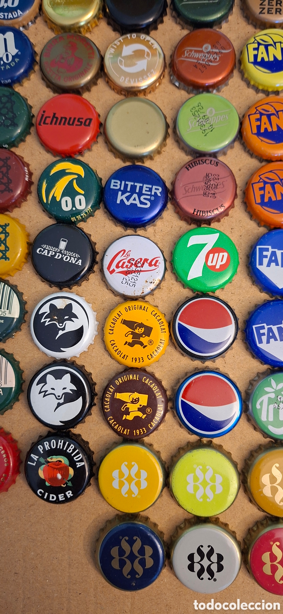 Coleccionismo de Coca-Cola y Pepsi: 101 chapas cerveza refrescos - Foto 5