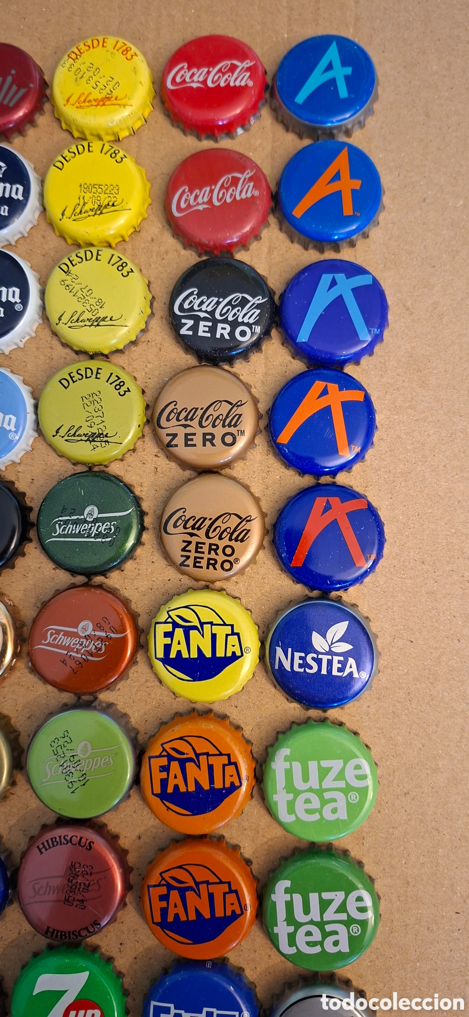 Coleccionismo de Coca-Cola y Pepsi: 101 chapas cerveza refrescos - Foto 6