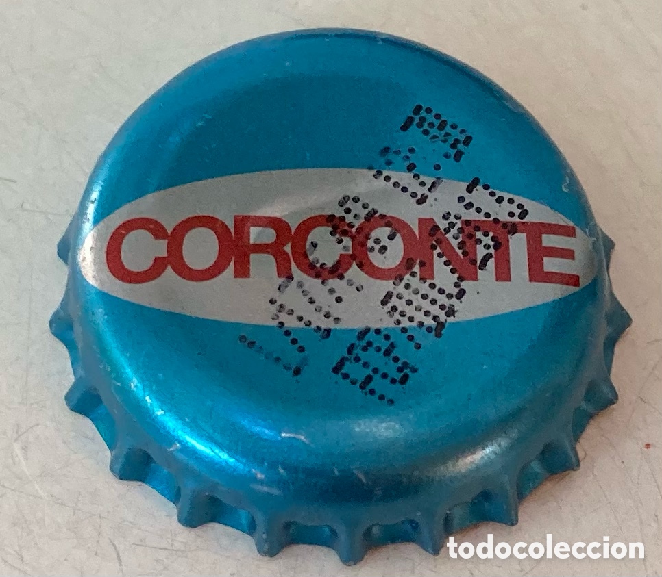 Coleccionismo de Coca-Cola y Pepsi: BOTLLE CAP TAP&Oacute;N CORONA EAU WATER ACQUA CHAPA AGUA DE CORCONTE (CANTABRIA)---LOTE N. 81--CARMANJO