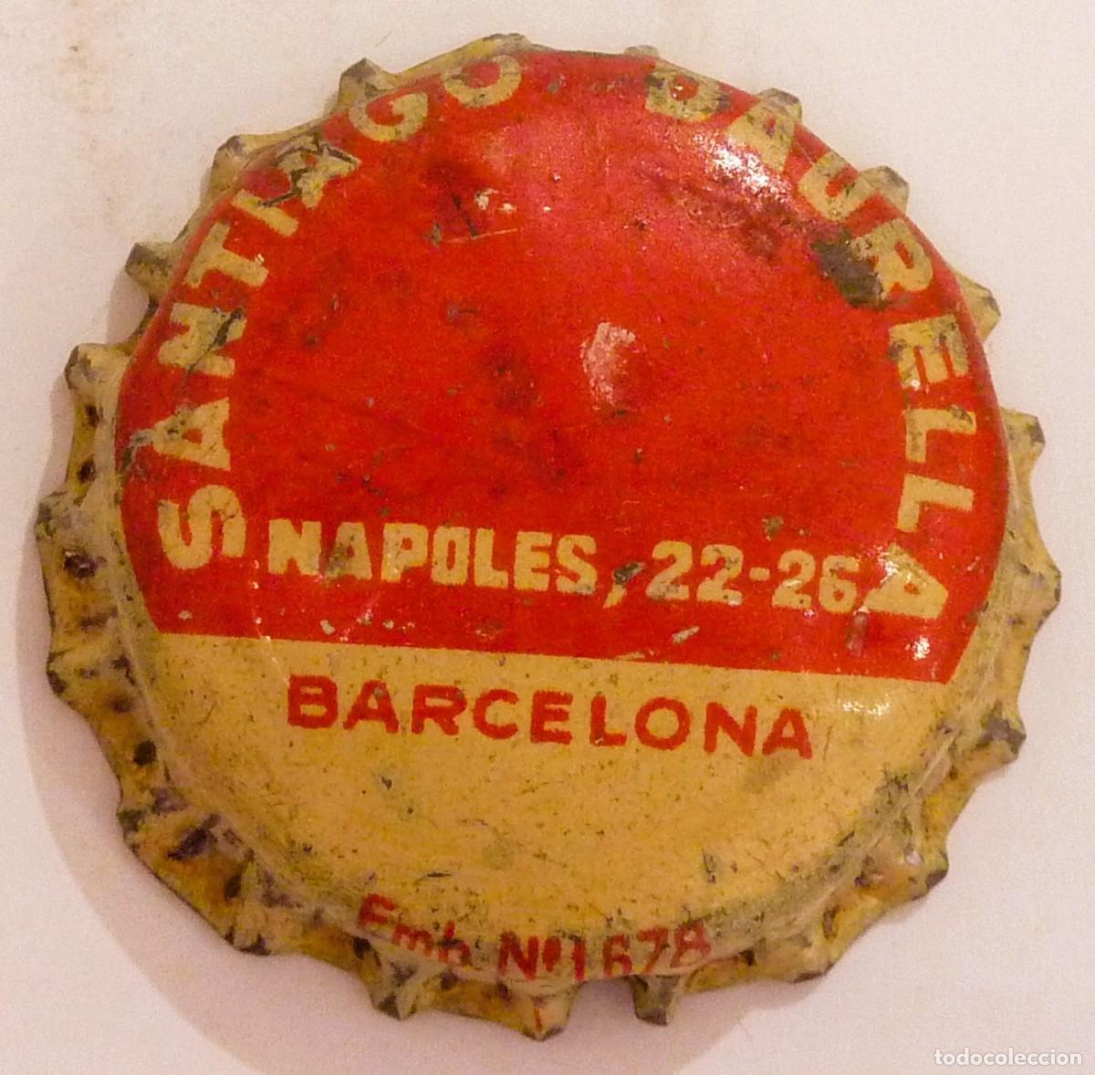 Coleccionismo de Coca-Cola y Pepsi: Chapa Gaseosa SANTIAGO DAURELLA xapa kronkorken tappi bottle cap capsule - JV